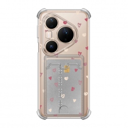 Карман Рисунок из сердечек на Huawei Pura 80 Pro