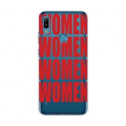 Силиконовый чехол WOMEN на Huawei Y6s