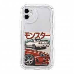 Волнистый чехол Monster car на iPhone 11