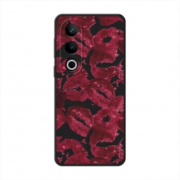 Матовый силиконовый чехол Помада паттерн 2 на Oneplus Nord CE4