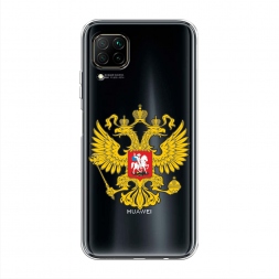 Силиконовый чехол Государственный герб на Huawei P40 Lite