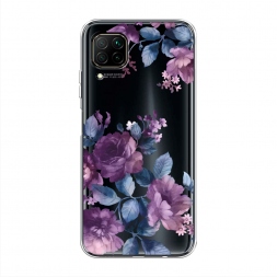 Силиконовый чехол Purple Blossoms на Huawei Nova 7i