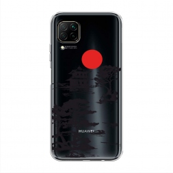 Силиконовый чехол Алое солнце на Huawei Nova 7i