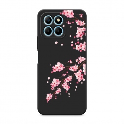 Матовый силиконовый чехол Цветение сакуры на Honor X6s