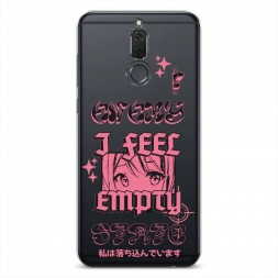 Силиконовый чехол Feel empty на Huawei Mate 10 Lite