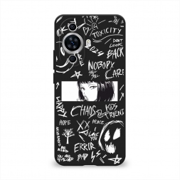 ������� ����������� ����� Manga graffiti white �� Huawei Nova 12S