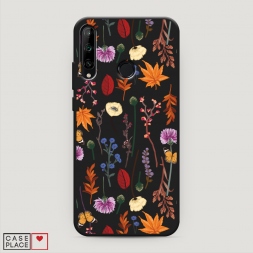 ������� ����������� ����� Orange Purple flowers �� Honor 9C