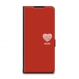 Чехол-книжка Premium Отпечаток сердца на красном на Realme GT 6T