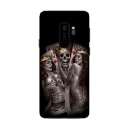 Силиконовый чехол Карты король и королевы на Samsung Galaxy S9 Plus