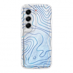 Волнистый чехол Blue lines на Tecno Camon 40 Pro 5G