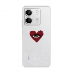 Силиконовый чехол heart eye 2 на Xiaomi Redmi Note 13 5G
