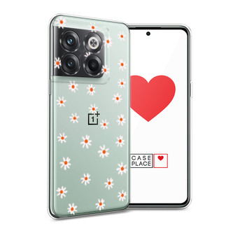 Силиконовый чехол Ромашки рисунок на OnePlus Ace Pro