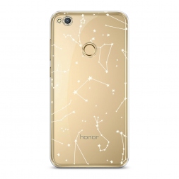 Силиконовый чехол Созвездия на Honor 8 Lite