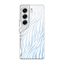Силиконовый чехол Зебра на Tecno Camon 40 Pro 5G