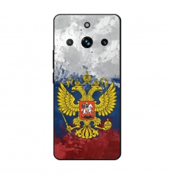 Матовый силиконовый чехол РФ на Realme 11 Pro Plus