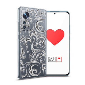 Силиконовый чехол Шипастые волны на Xiaomi 12