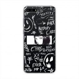 ����������� ����� Manga graffiti white �� Honor 7A Pro