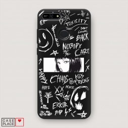 ������� ����������� ����� Manga graffiti white �� Honor 7A Pro