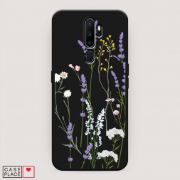 Матовый силиконовый чехол Хрупкие полевые цветы на Oppo A9 (2020)