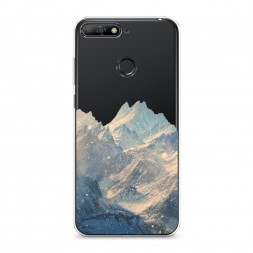 Силиконовый чехол Горы арт 2 на Huawei Y6 Prime 2018
