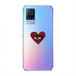 Силиконовый чехол heart eye 2 на Vivo V21