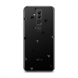 Силиконовый чехол Сердца на Huawei Mate 20 Lite