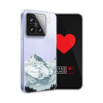 Силиконовый чехол Горы арт 1 на Xiaomi 15