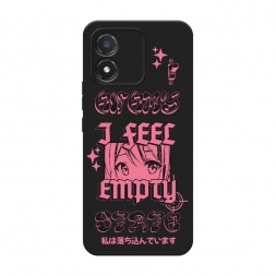Матовый силиконовый чехол Feel empty на Honor X5