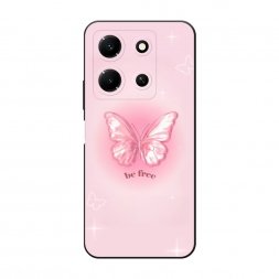Матовый силиконовый чехол be free butterfly 1 на Infinix Note 30i