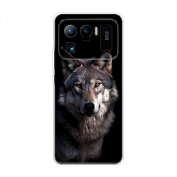 Силиконовый чехол Волчий взгляд на Xiaomi Mi 11 Ultra