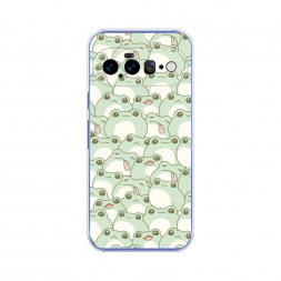 Силиконовый чехол Море жабок на Google Pixel 11