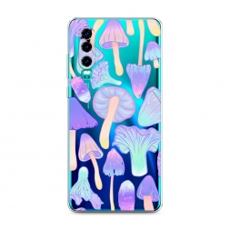 Силиконовый чехол Пастельные грибы на Huawei P30
