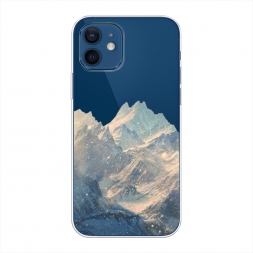 Силиконовый чехол Горы арт 2 на iPhone 12 Pro