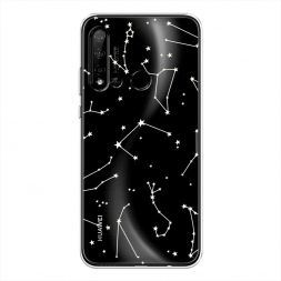 Силиконовый чехол Созвездия на Huawei Nova 5i