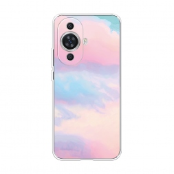 Силиконовый чехол Розовые облака на Huawei Nova 11