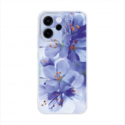 Силиконовый чехол Фиолетовые цветки на Oppo Reno 15F