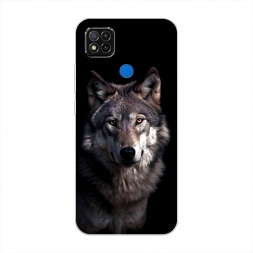 Силиконовый чехол Волчий взгляд на Xiaomi Redmi 9C