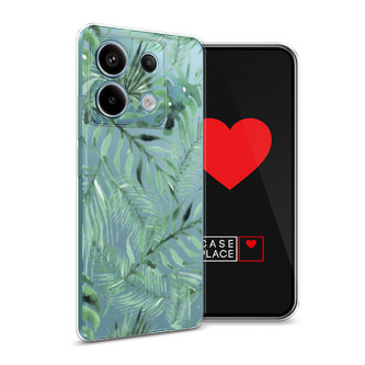 Силиконовый чехол Папоротник фон 2 на Xiaomi Redmi Note 13 Pro