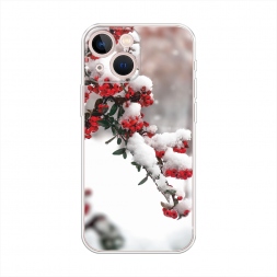 Силиконовый чехол Зима 8 на iPhone 13 mini