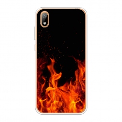 Силиконовый чехол Все в огне на Honor 8S