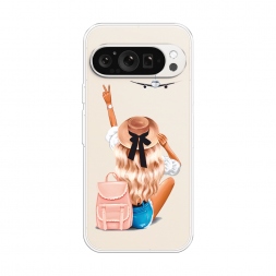 Силиконовый чехол Автостопом самолетом на Google Pixel 9 Pro