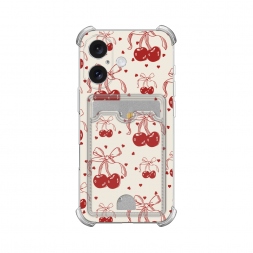 Карман Вишни с бантиком паттерн 1 на iPhone 16