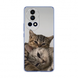 Силиконовый чехол Нежные котята на Huawei Nova 12 Pro