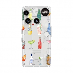 Силиконовый чехол Летние напитки на Nothing Phone 3
