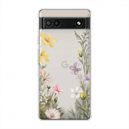 Силиконовый чехол Летний винтаж 2 на Google Pixel 6A