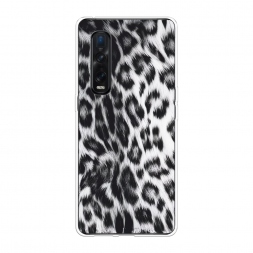Силиконовый чехол Снежный леопард на Oppo Find X2 Pro