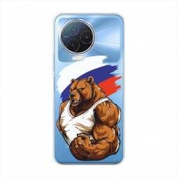 Силиконовый чехол Русский медведь на Infinix Note 12 Pro 4G