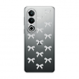 Силиконовый чехол Белые бантики на Oneplus Nord CE4