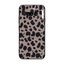 Матовый силиконовый чехол Леопард минималистичный 1 на Nothing Phone 4a