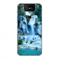Силиконовый чехол Водопад 8 на Asus Zenfone 6 ZS630KL